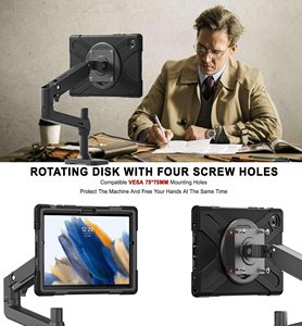 360 °   Support rotatif pour tablette, étui en silicone pour PC, compatible avec le support VESA pour Samsung Galaxy Tab <span class=keywords><strong>S12</strong></span>+ S11 A11 A11+ S10 S9 <span class=keywords><strong>FE</strong></span> Plus Ultra - Product Image 6