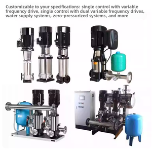 Vertical Multi-stage Centrifugal Pump 304 Stainless Steel 100m <b>Head</b> Double Mechanical Seal CE High Water Treatment 100% - Product Image 6