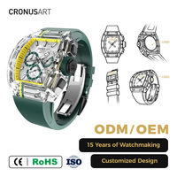 Montres de sport de luxe légères pour hommes Montres mécaniques automatiques ultra-légères Montres pour hommes tendance d'affair