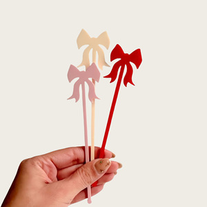 Adhesivo en forma de corazón personalizado, agitador de bebidas para decoraciones de fiesta de San Valentín transfronterizas para bares y eventos - Product Image 3