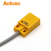 Sensor Detector de Metal FP18-8DN Tipo Plano NPN, Sensor de Proximidad Okm Detector Lmix2047030101