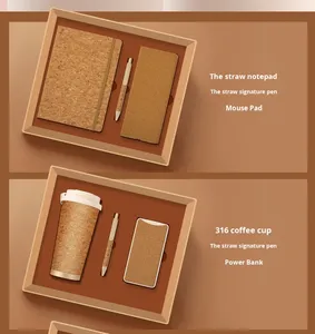 Juego de Regalo Ejecutivo de Lujo 7 en 1 con Libreta, Bolígrafo, Memoria USB, Taza Aislada y Logotipo Personalizado - Product Image 4