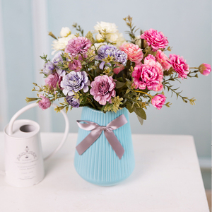 Bouquets <span class=keywords><strong>de</strong></span> Fausse Rose pour Décoration <span class=keywords><strong>de</strong></span> Mariage Artificielle, <span class=keywords><strong>Hortensia</strong></span> et <span class=keywords><strong>Pivoine</strong></span> en Soie, pour Décoration <span class=keywords><strong>de</strong></span> Mariage - Product Image 5
