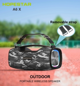 A6x Caixa De Som Hopestars Home Thieter REPRODUCTOR DE Audio batería plástico 18650 iones de litio Ultimate Ear <span class=keywords><strong>Megaboom</strong></span> 4 altavoz portátil - Product Image 5