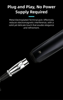 Microphone portable sans fil dynamique cardioïde personnalisable Type C pour karaoké, recharge universelle monocanal