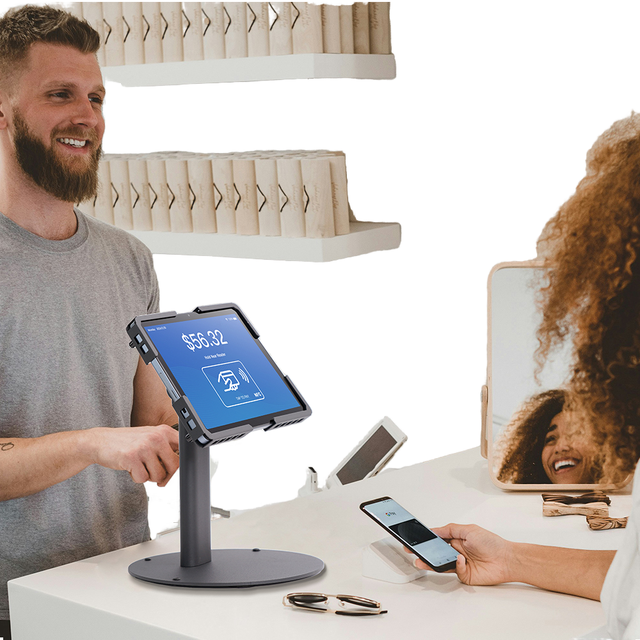 High-tech 10.1 Inch Soft POS Front Nfc Tap Pay Android Tablet 4GB RAM SSD Storage 8000mAh Battery Smart Touch Screen
