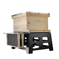 Support de ruche d'abeille d'apiculture Support de ruche Langstroth à 10 cadres avec support de cadre