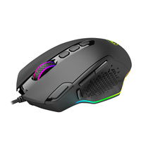 Souris optique de jeu, filaire, programmable, de haute précision, rvb, led, pour ordinateur