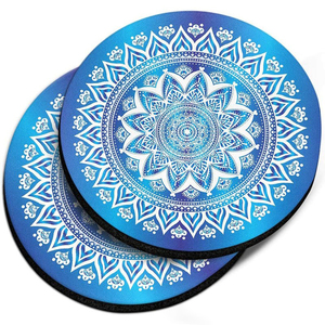 Juego de Posavasos de Neopreno Personalizados con Logotipo Impreso, Taza de Té Redonda con Platillo, para Bebidas - Product Image 6