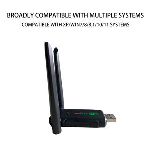 AC600 Dual Band USB WiFi Adapter USB WiFi Dongle USB Wireless <strong>Network</strong> Card with <strong>2</strong> Antenna <strong>Computer</strong> Hardware and Software - Product Image 4