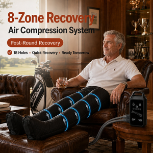 Botas de Compresión de Aire de 8 Cámaras de Última Generación 2026 con Sensor Inteligente, Presión Adaptativa y Masajeador de 5 Modos para Deportes y Salud - Product Image 1