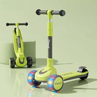 Trottinette Pliable à 3 Roues de Luxe en Plastique pour Enfant