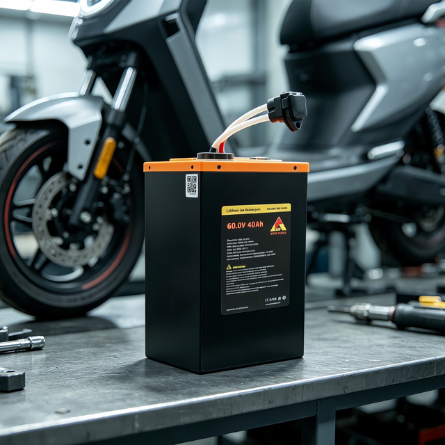 60V 40Ah 50Ah 48V 230Ah Electric Motorcycle Battery for LSV Solid State Lithium 2000 Cycles Smart BMS -20~60 Operating Temp