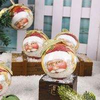 Décorations de Noël à suspendre : Boules peintes décoratives