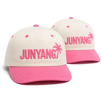 Op maat gemaakte gepersonaliseerde katoenen twill 5-delige baseballcap met verstelbare gebogen klep, geborduurd, vintage, dagelijks gebruik, unisex, OEM