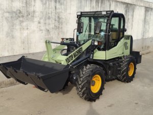 Cargadora de Ruedas Compacta 4x4 de 1.2 Toneladas con Cucharón de 0.6m³ para Uso Agrícola y de Construcción - Product Image 1