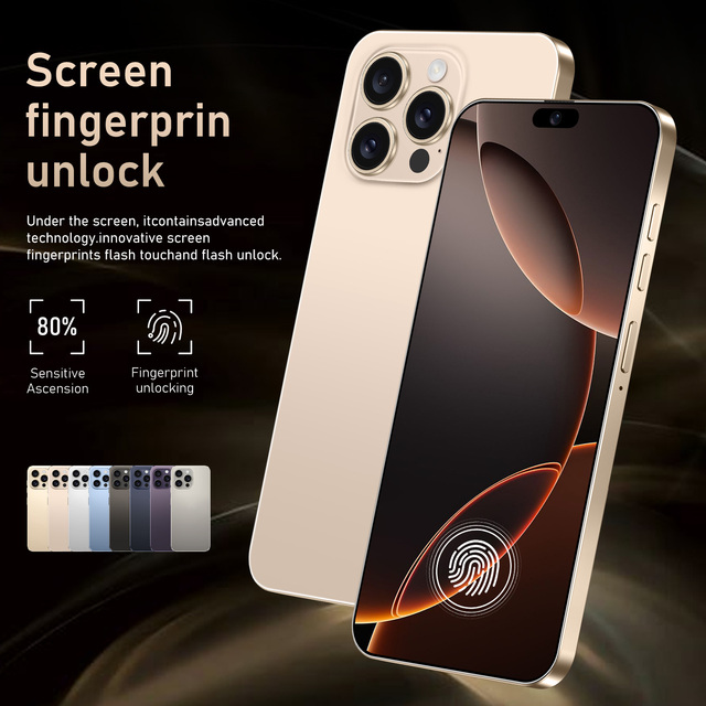 Affordable 16Pro Max Smartphone 6.9inch Octa Core 4200mAh Android Device Global Compatible
