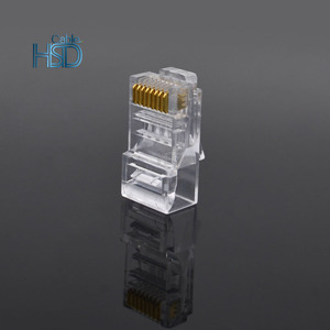 Cat6E haute performance non protégée du connecteur Cat6 de réseau en cristal du connecteur RJ45 Catégorie de produit - Product Image 4
