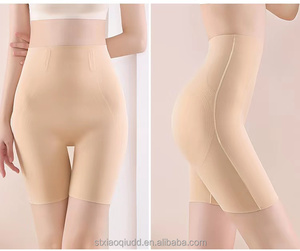 Pantalones cortos <span class=keywords><strong>abdominales</strong></span> de cintura alta para mujer, bóxer de cintura alta, ropa interior transpirable con Control de barriga - Product Image 3