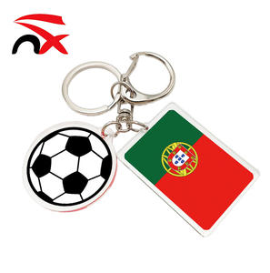 พวงกุญแจอะคริลิคธงชาติเฮติคุณภาพสูง รูปแบบฟุตบอล พวงกุญแจธงชาติแคนาดา สำหรับของขวัญส่งเสริมการขาย - Product Image 3