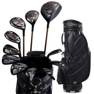 Ensemble de golf professionnel pour hommes, manche en carbone haute performance, driver en alliage de titane avec poignée en caoutchouc souple antidérapante et sac de luxe - Product Image 2