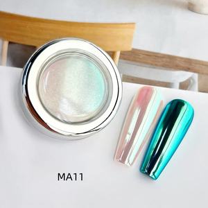 12 colores Moonlight Powder Nail Art Transparente Blanco Chrome Glitter Nail Powder - Product Image 1