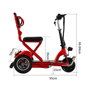 Triciclos Plegables de Tres Ruedas, Scooter de Movilidad para Adultos Mayores - Product Image 3