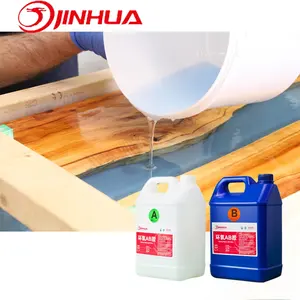 Liquid Glass Solid Side Table Real Wood Epoxy Resin And Hardener Mix For Wood Epoxy Resin Price Per Kg Casting Resin