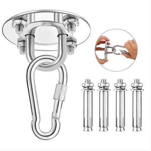 Catégorie de produit Ancres Support de hamac de yoga en acier inoxydable avec boucle supérieure pivotante <span class=keywords><strong>pour</strong></span> sac de sable - Product Image 2