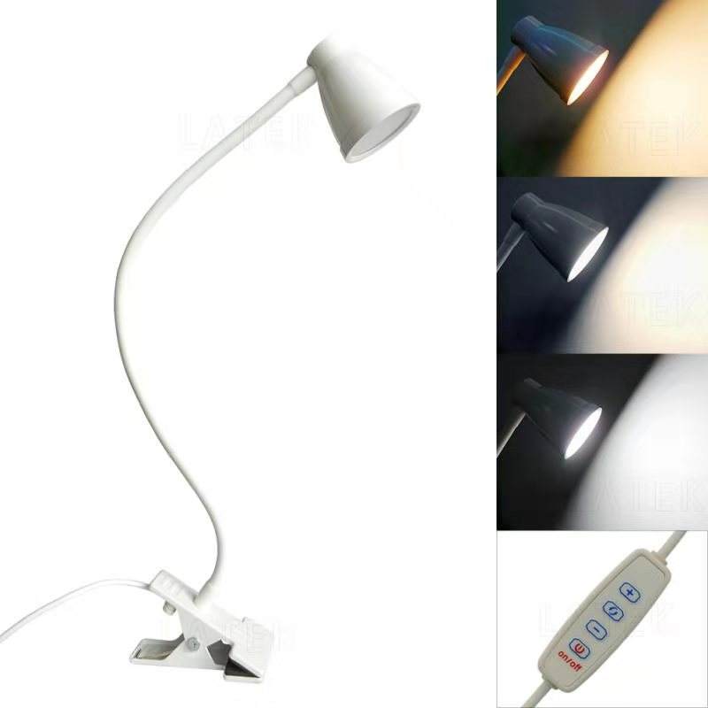 Evermore EM0086 Eye Protection LED Clip Study Lamp - Desk Lamp for Reading