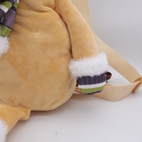 Offre Spéciale court en peluche cheval jouets pour enfants mignon tissu sac à dos et sac avec Logo personnalisé Super doux et haute qualité usine en gros