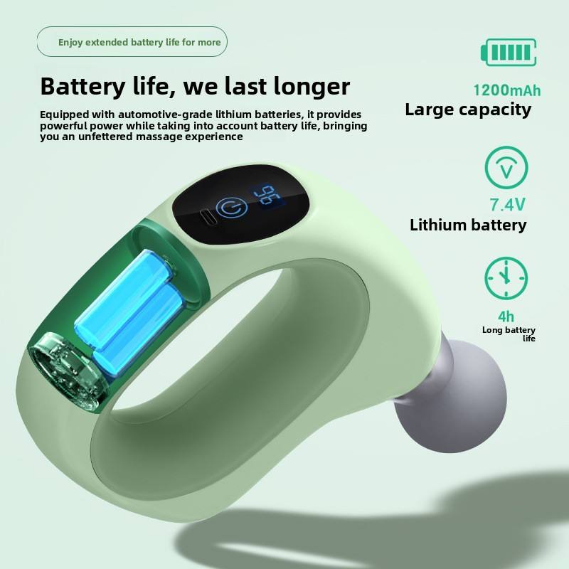 ORANGLES 2026 New Fascia Gun | Mini Handheld Electric Massage Gun for Deep Tissue Muscle Pain Relief, Percussion Therapy with 4-6 Speeds & Quiet Motor – Portable Recovery Device for Athletes & Home Use (Qatar) - angled perspective - presenting advantages - Image 4 of 5 | fits any environment | Purchase 2026 New Fascia Gun | Mini Handheld Electric Massage Gun for Deep Tissue Muscle Pain Relief, Percussion Therapy with 4-6 Speeds & Quiet Motor – Portable Recovery Device for Athletes & Home Use (Qatar) Michigan | Free Shipping ORANGLES