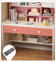 Offre Spéciale : Ensemble Bureau d'Ordinateur en Bois Simple avec Étagère et Chaise pour Chambre d'Enfant et Étudiant