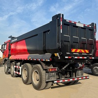 Nouveau camion benne basculante SHACMAN X5000 à 12 roues, véhicule diesel lourd pour l'exploitation minière, les carrières et les projets de construction civile