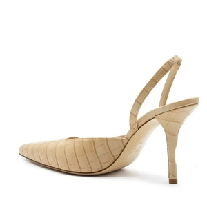 2024 keluaran baru populer wanita Stiletto kulit asli wanita seksi musim panas pompa hak tinggi ujung runcing Chunky hak tinggi - Product Image 5