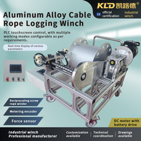 Treuil électrique en alliage d'aluminium léger, résistant à la corrosion, avec affichage des paramètres par commande PLC, pour utilisation ATV/UTV, 2,2 kW