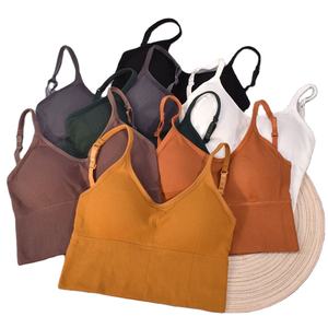 Soutien-gorge sans couture de style débardeur à bretelles en U de haute qualité <span class=keywords><strong>pour</strong></span> femmes enceintes, confortable, enveloppant la poitrine, débardeurs, camisoles - Product Image 1