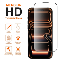Protection d'écran en verre trempé HD transparent 2.5D 0.33mm résistant aux rayures pour iPhone 18 17 16 15 14 13 12 11 X Pro Max