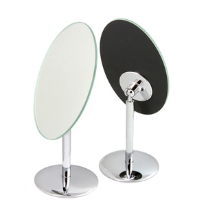 Large Oval Decorative Table Mirror With Metal Frame For Vanity And Home Interior Styling - Product Image 4