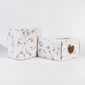 Bán buôn Bento Bánh hộp sinh nhật Giáng sinh vui vẻ Cup bánh hộp 10 inch với cửa sổ nhựa - Product Image 3