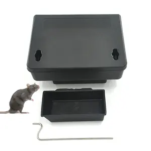Estações pequenas plásticas espertas da isca do rato do rato do controle das pragas PP para a isca do roedor segura