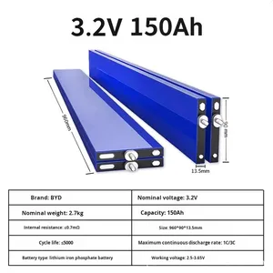 แบตเตอรี่ลิเธียมไอรอนฟอสเฟตแบบใบมีด BY DChina 150Ah 173Ah 360Ah 420Ah สำหรับยานพาหนะสามล้อและสี่ล้อ - Product Image 3