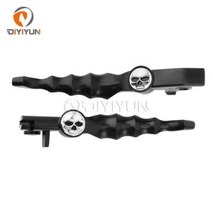 Leva Freno Frizione Cromata a Forma di Teschio per Yamaha V-<span class=keywords><strong>Star</strong></span> <span class=keywords><strong>650</strong></span> 1100 Custom <span class=keywords><strong>Drag</strong></span> <span class=keywords><strong>Star</strong></span> XVS400 1998-2002 - Product Image 2