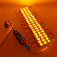 9820 puissance directe smd 2835 modulo led 3 lentilles étanche module d'affichage extérieur panneau de signalisation 2w injection ac 110v led modules 220v