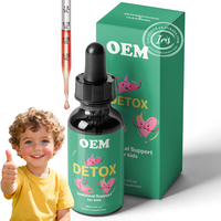 Complément alimentaire liquide oral détoxifiant à base de plantes pour enfants OEM/ODM pour le nettoyage intestinal et la santé gastro-intestinale des enfants