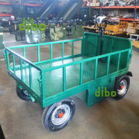 Carretilla Eléctrica Plegable de Plataforma Plana para Trabajo Pesado con Certificación CE, para Almacenes, Obras de Construcción, Logística y Transporte