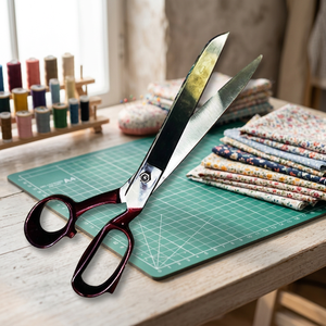 ASAP Professional Heavy-Duty Red Customized <b>Sewing</b> <b>Scissors</b> Stainless Steel Zinc Alloy Handle Thick Dressmaker's Fabric Tailor's - Product Image 3