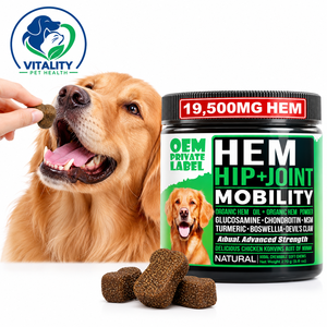 Golosinas blandas para la cadera y las articulaciones de mascotas para todas las edades, salud y movilidad articular canina, glucosamina, condroitina, MSM, MOQ bajo, etiqueta privada, OEM, ODM - Product Image 1