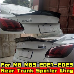 2021-2023 MG MG5 Rear Spoiler Body Kit Carbon Material <b>Trunk</b> Spoiler Wing for Car Roof Accessories - Product Image 2