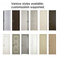 Puerta de Entrada de Madera Sólida Personalizada de Fábrica, Aislada Acústicamente y Resistente a la Humedad para Viviendas, Villas y Apartamentos, con Certificación de Prueba